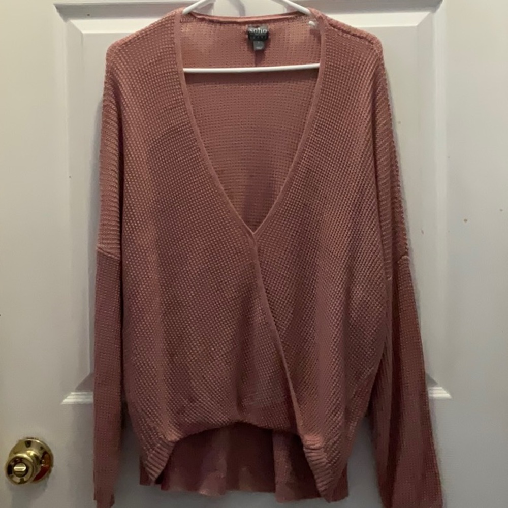 Thin knitted sweater